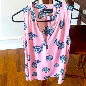 Alice Blue Pink Sleeveless Tank Top